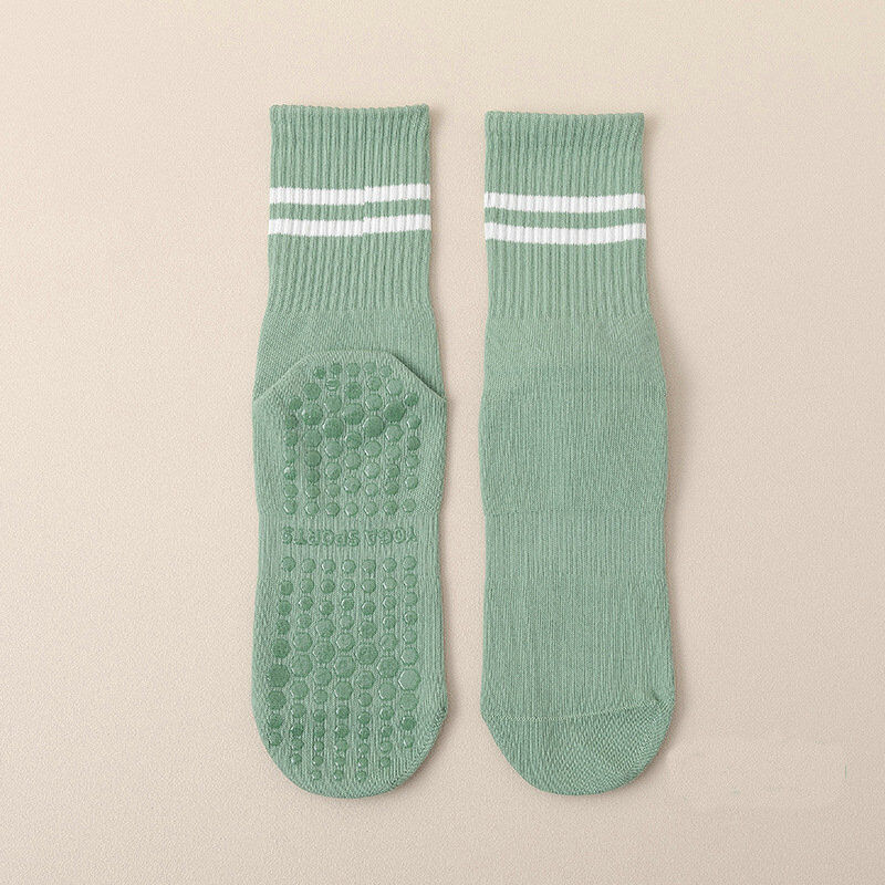 3 Pairs Non Slip Pilates Socks Yoga Socks with Grips for Pure Barre Ballet Dance