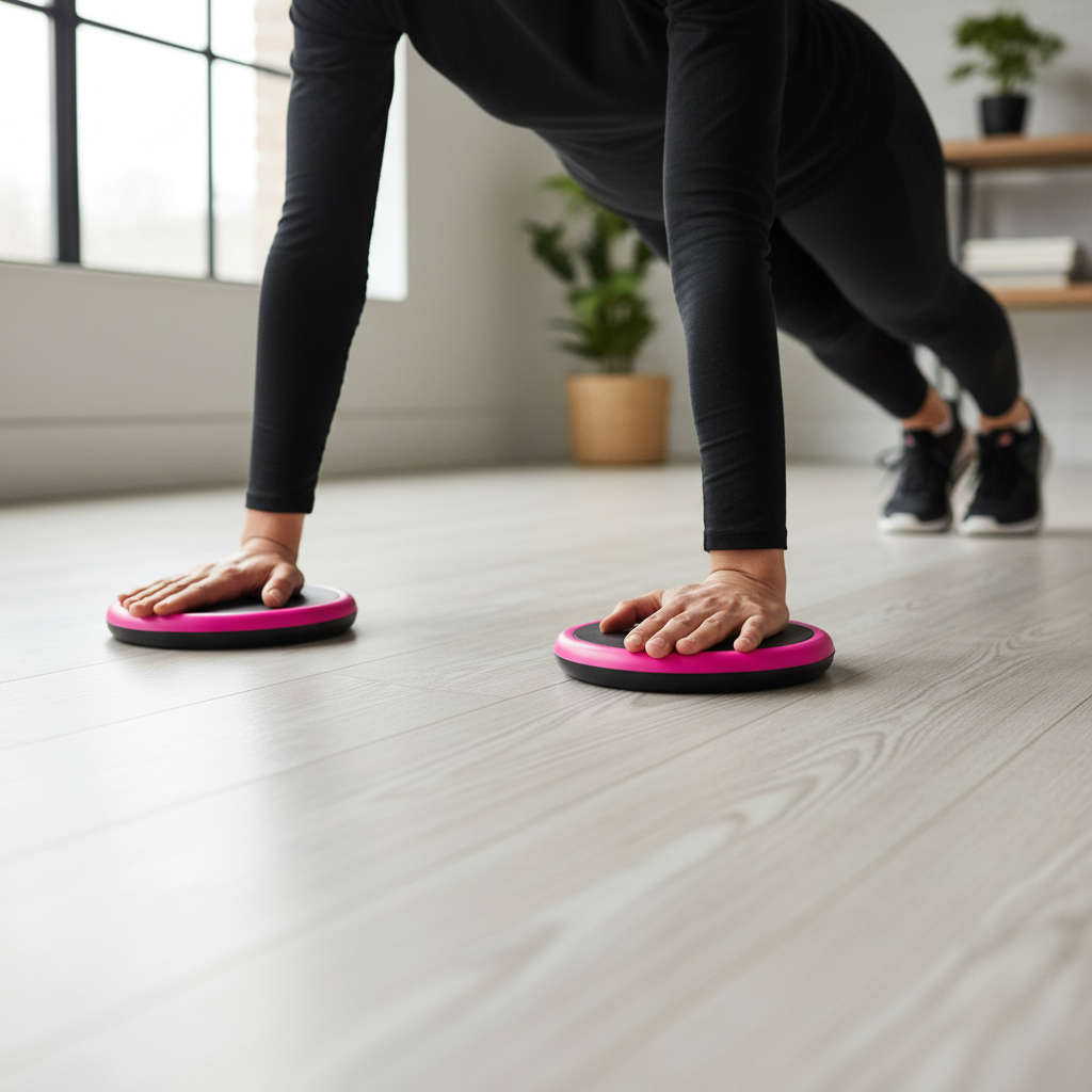 Fitness Sliding Discs in Use