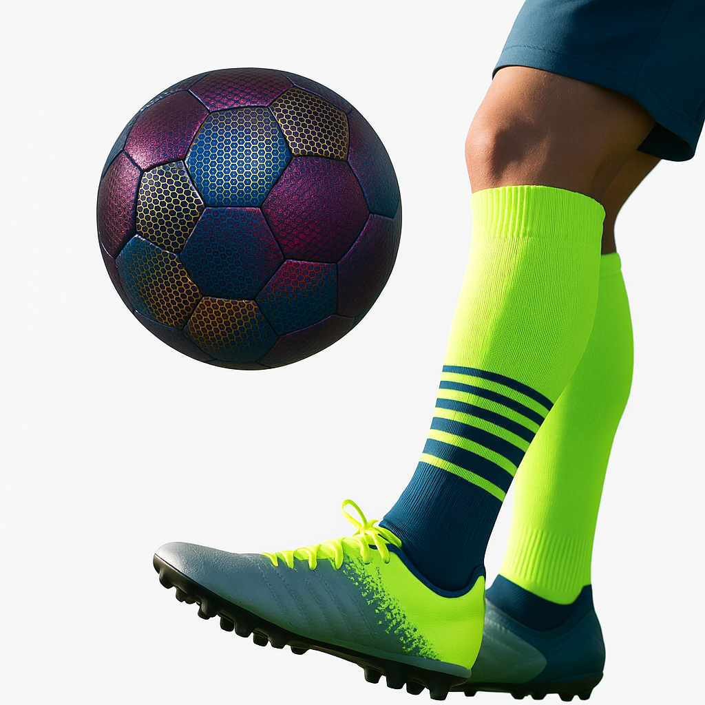 Reflective Soccer Ball Luminous Night Glow Footballs Student Training RL