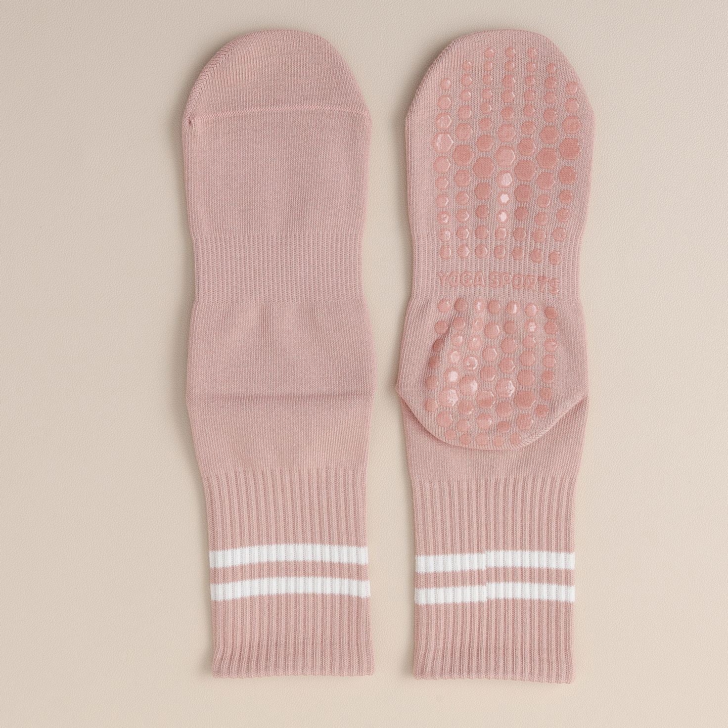 3 Pairs Non Slip Pilates Socks Yoga Socks with Grips for Pure Barre Ballet Dance