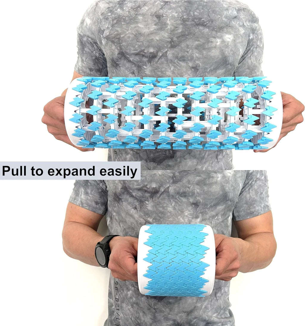 Collapsible Premium Foam Roller Sore Muscles, Tissue, Tension and Pain Relief |