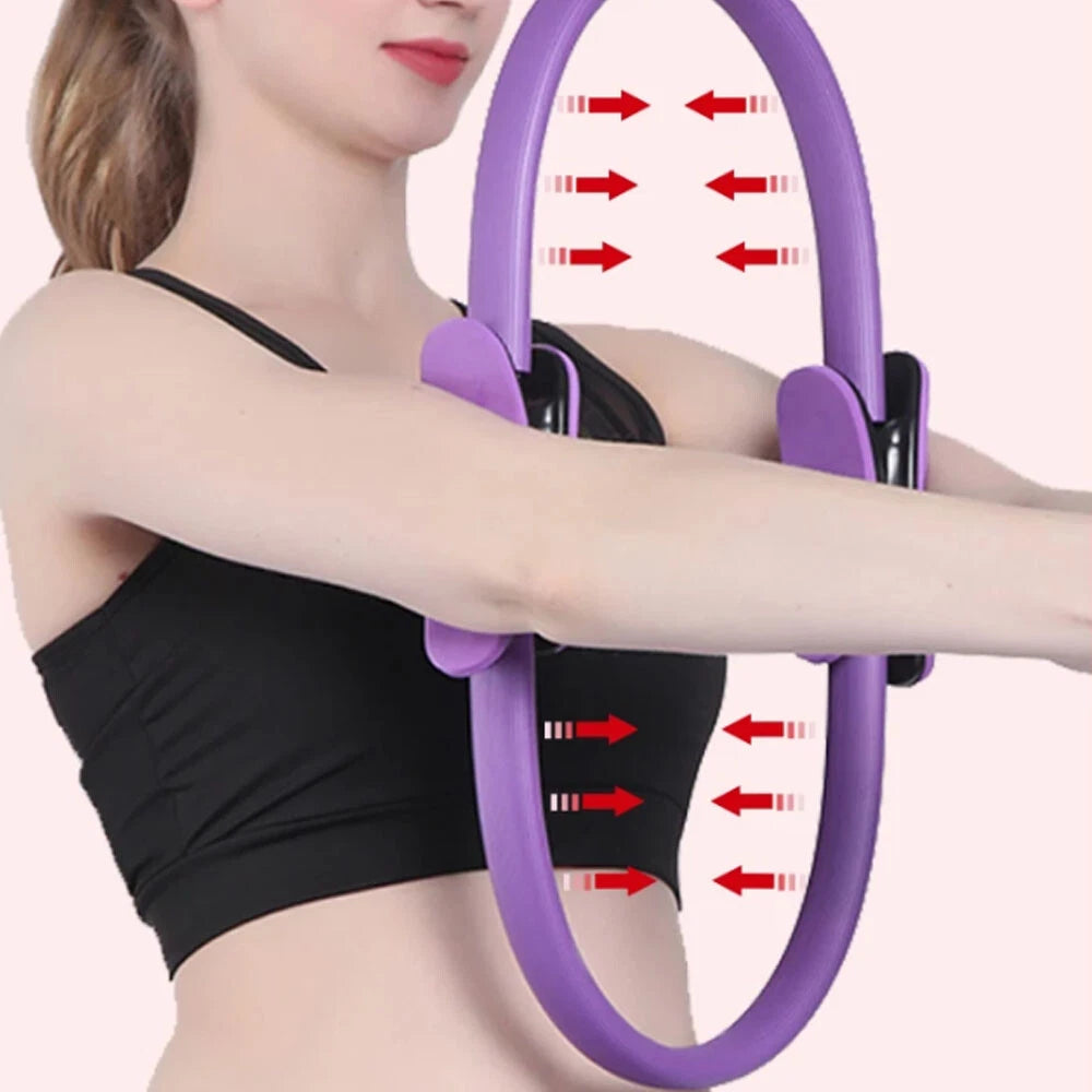 Pilates Ring Magic Circle Grip Exercise Training Tool Resistance Rings Foam Grip