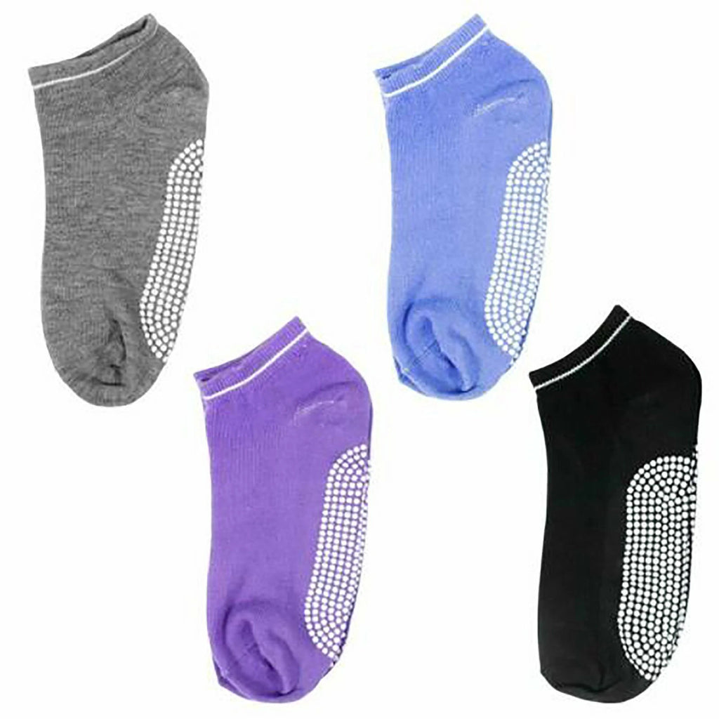 3/6Pairs Women Sports Cotton Rich Pilates Yoga Non-Slip Grip Socks Excercise AU