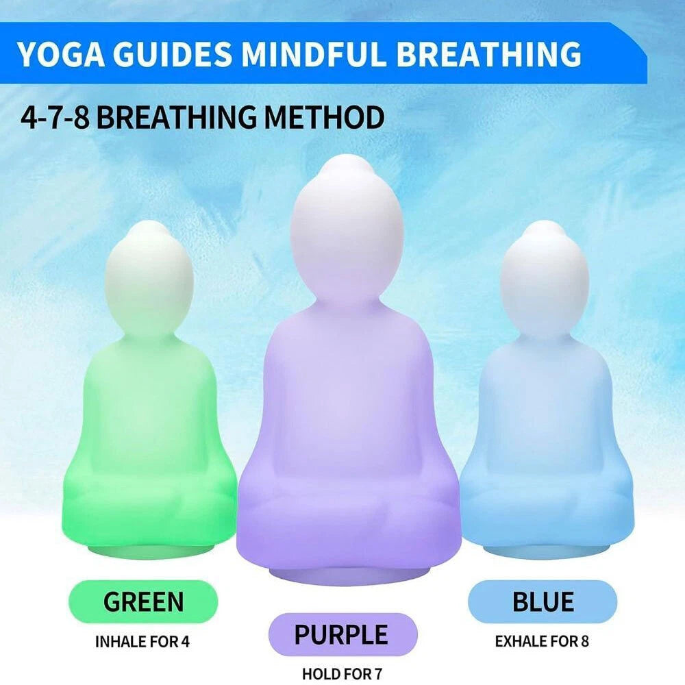 Breathing Yoga 4-7-8 Guided Visual Meditation Breathing Light HI