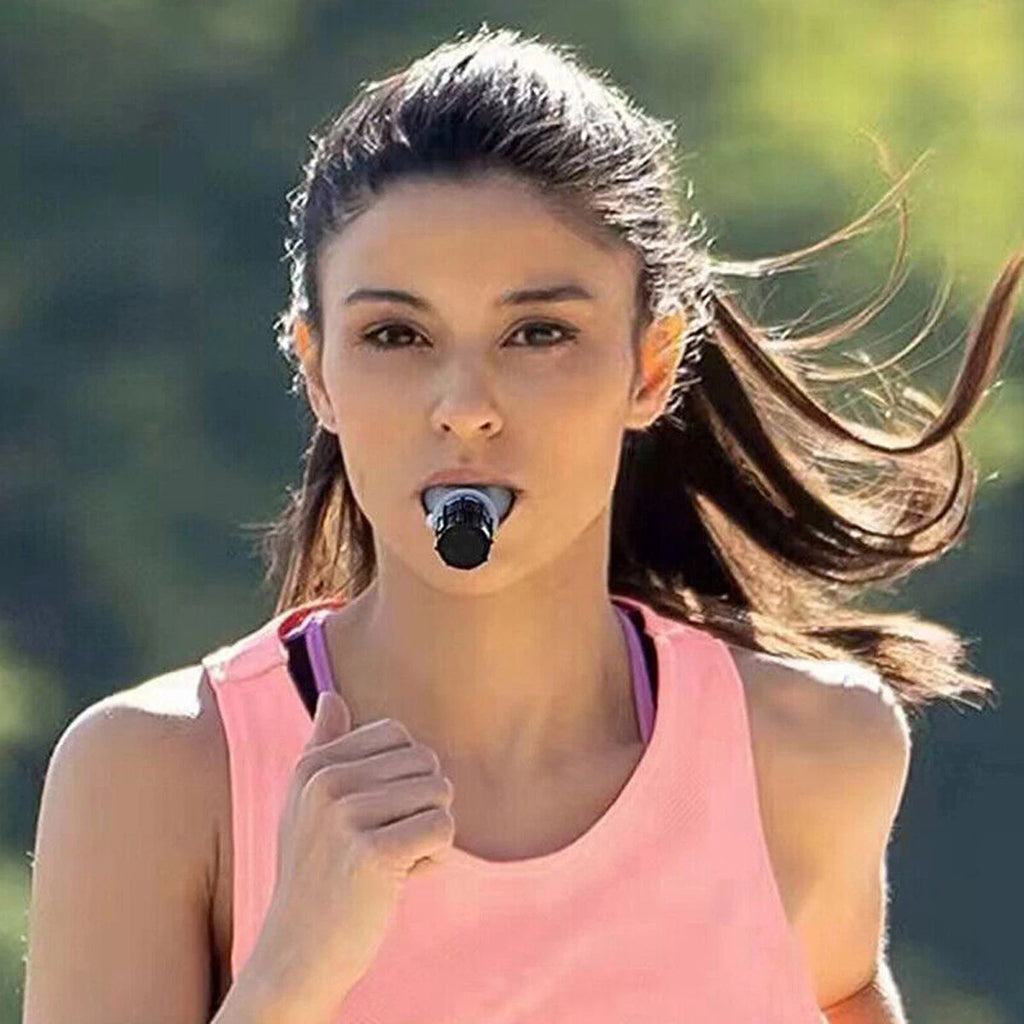 Breathing Trainer Breath Booster Strength Lung Fitness Exerciser Device Silicone
