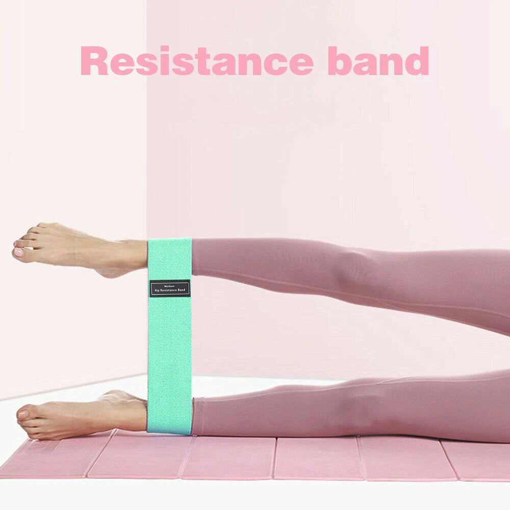 Resistance Booty Band Legs Set Hip Circle Loop Fabric Workout Exercise Yoga Gym