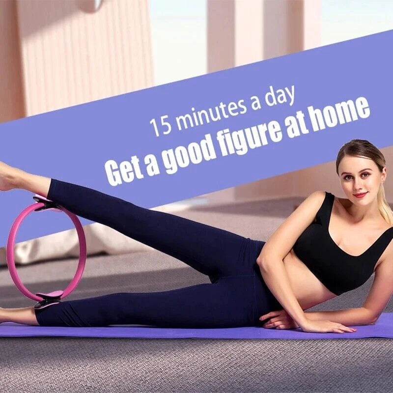 Pilates Ring Magic Circle Grip Exercise Training Tool Resistance Rings Foam Grip