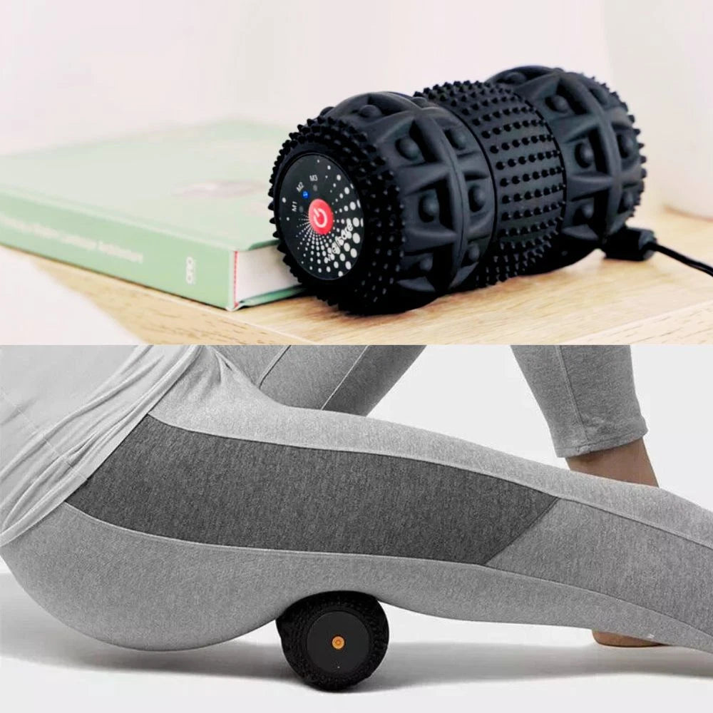 Silicone Vibrating Massage Roller For Muscle Recovery & Pain Relief- VIBIT Style