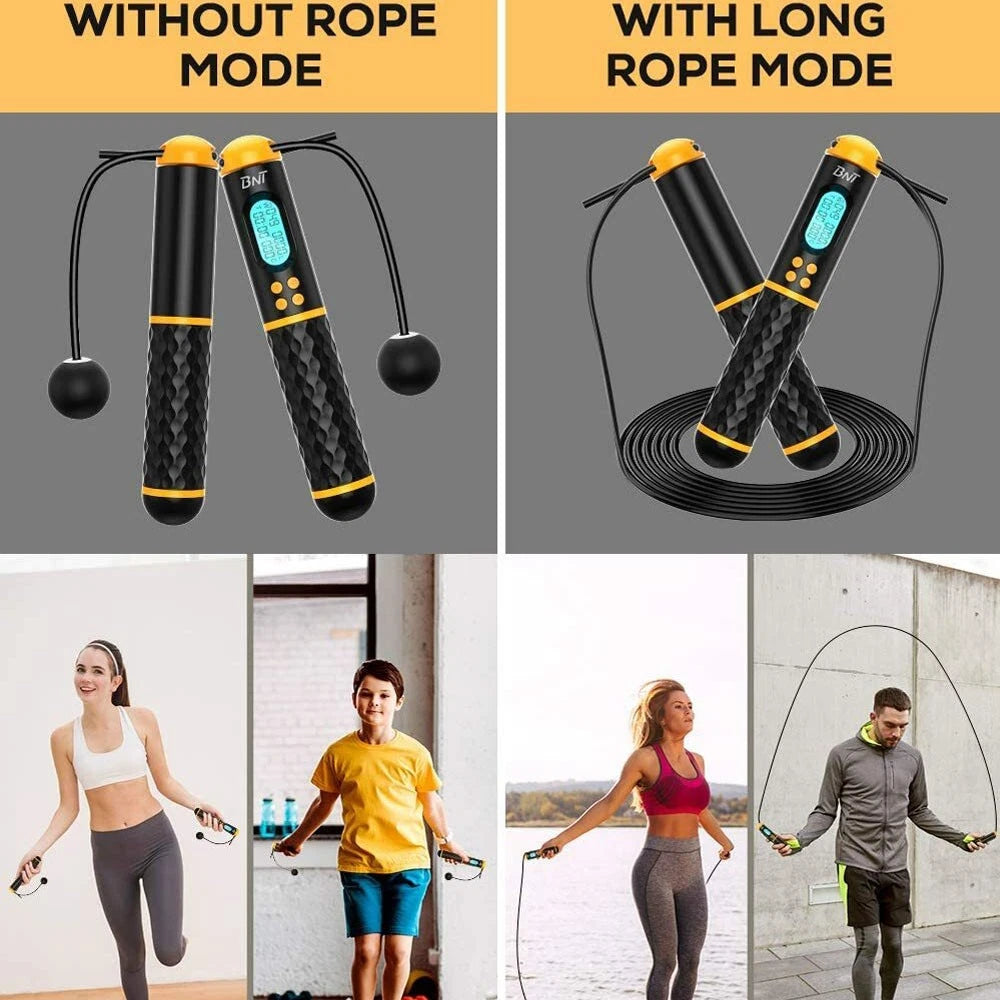 Weighted Smart Jump Rope Gym Skipping Rope CrossFit Indoor Outdoor Exercises AU