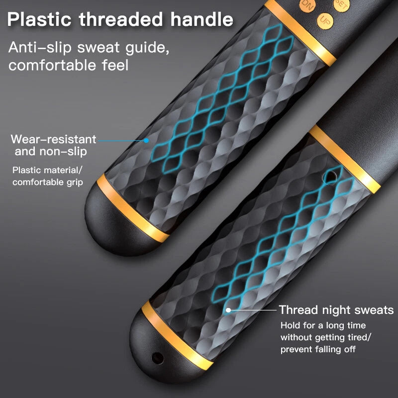 Weighted Smart Jump Rope Gym Skipping Rope CrossFit Indoor Outdoor Exercises AU