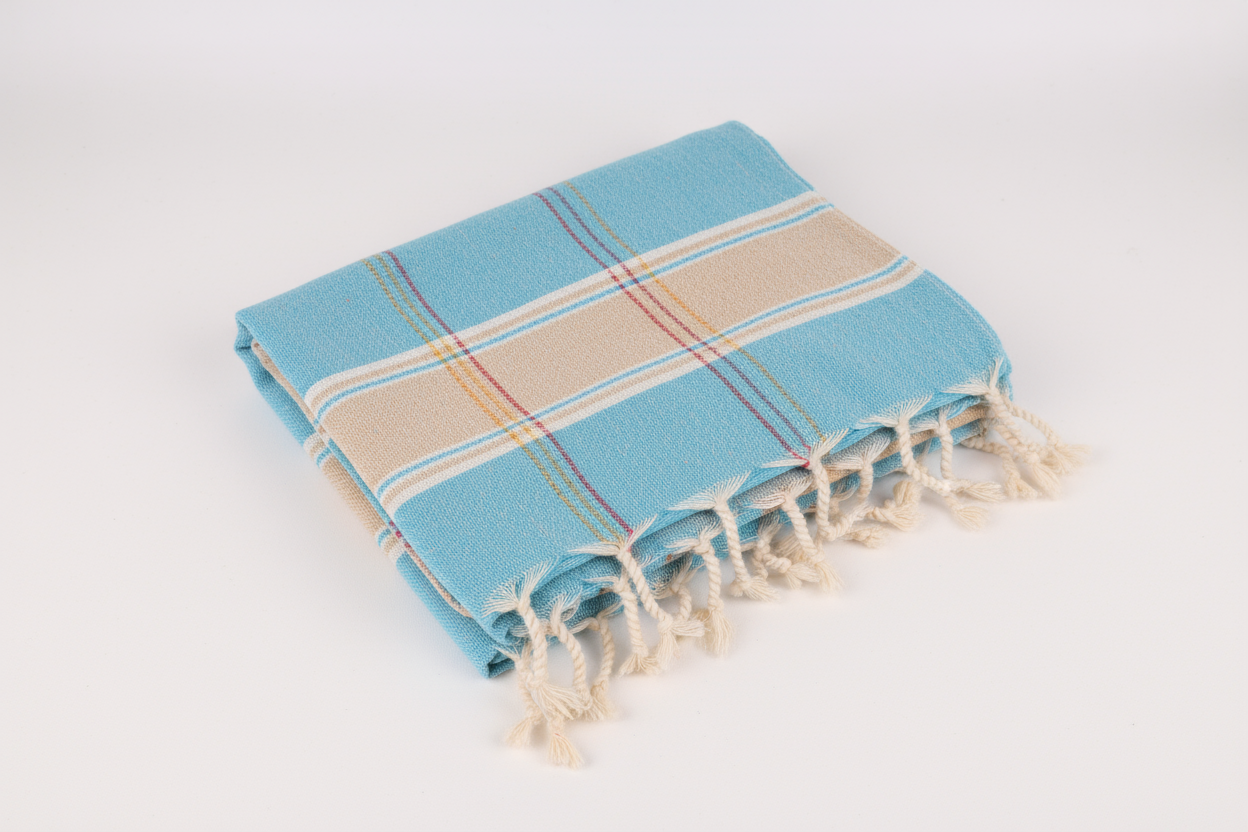 Turkish towel white background